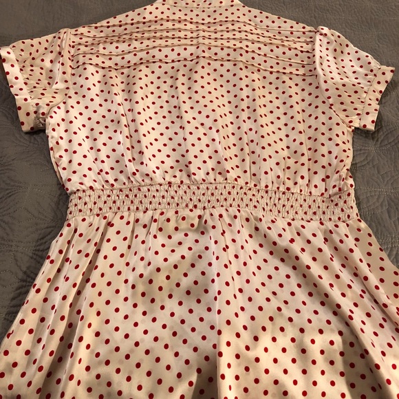 Guess 100% silk polka dot blouse - Picture 2 of 3